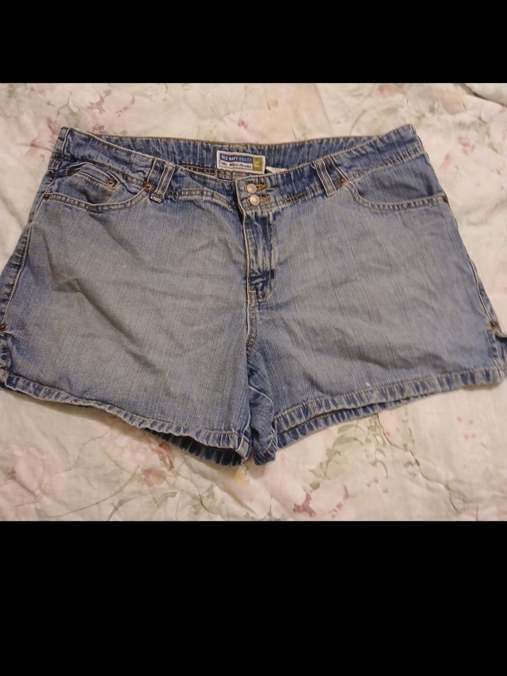 Old Navy Blue Denim High-Rise Women's Shorts